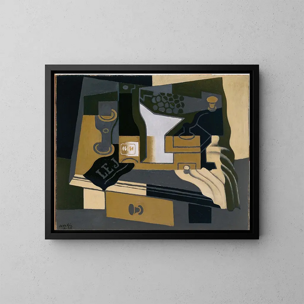 Kahvimylly - Juan Gris — kehystetty taideteos seinällä