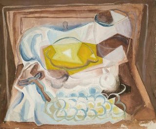 Luontoaiheinen asetelma - Juan Gris — näkymä teoksesta