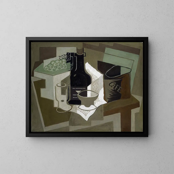 Le Sac de café - Juan Gris — kehystetty taideteos seinällä
