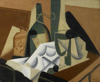La nappe blanche - Juan Gris — näkymä teoksesta
