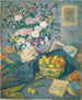 Vaas with bananes, sitrons et livres - Juan de Echevarría — näkymä teoksesta