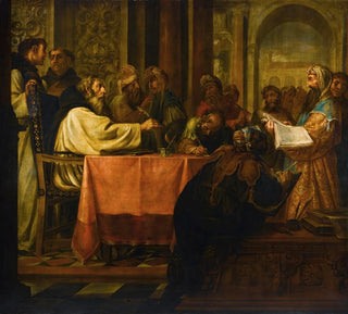 Juan de Valds Leal - The Disputation Of Saint Jerome.webp