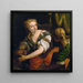 Judith kanssa Holofernen päällä - Paolo Veronese — kehystetty taideteos seinällä