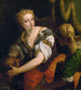Judith kanssa Holofernen päällä - Paolo Veronese — näkymä teoksesta