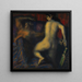 Judith ja Holofernes - Franz von Stuck — kehystetty taideteos seinällä