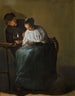 Un homme offre de l'argent à une jeune femme - Judith Leyster — näkymä teoksesta