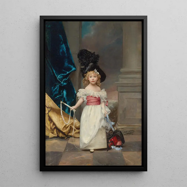 JulesAdolphe Goupil - Figure Portrait of Thrse Girard at the age of three.webp