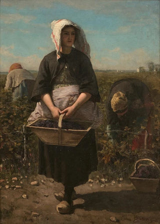 Jules Breton - Les vendangeuses tude pour Les vendanges ChteauLagrange.webp