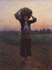 Tähtikirkas paimenet - Jules Breton — näkymä teoksesta