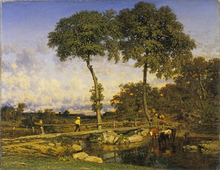 Jules Dupr - Crossing the Bridge.webp