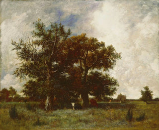 Fontainebleau'n tammet - Jules Dupré — näkymä teoksesta