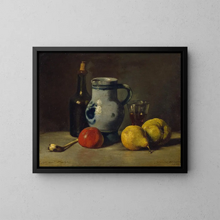 Jules Dupr - Still Life with a grey Jug.webp