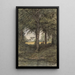 Paysage forestier - Jules Goethals — kehystetty taideteos seinällä