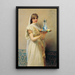 Servante - Jules Joseph Lefebvre — kehystetty taideteos seinällä