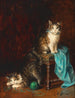 Chatons jouant, le modèle - Jules le Roy — näkymä teoksesta