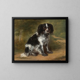 Jules Lonard Schmitz - Portrait Of A King Charles Spaniel.webp