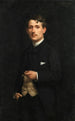 Portrait d'un gentleman - Jules Marie Sevestre — näkymä teoksesta