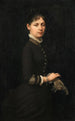 Portrait d'une dame - Jules Marie Sevestre — näkymä teoksesta