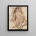 Éliane - Jules Pascin — kehystetty taideteos seinällä