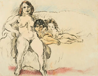 Naiset ja lapset - Jules Pascin — näkymä teoksesta