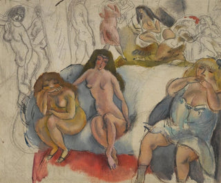 Naiselliset naiset - Jules Pascin — näkymä teoksesta