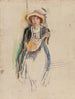 Fille à la mandoline - Jules Pascin — näkymä teoksesta