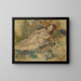La Danseuse assoupie - Jules Pascin — kehystetty taideteos seinällä