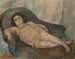 Le Modèle à la chemise rose - Jules Pascin — näkymä teoksesta