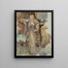 Lucy Fontenay aux roses - Jules Pascin — kehystetty taideteos seinällä
