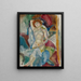 Nyt käsi kohotettuna - Jules Pascin — kehystetty taideteos seinällä