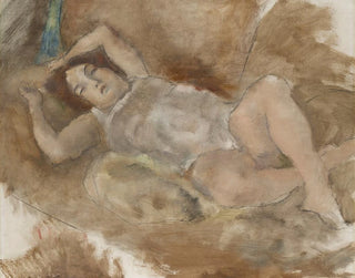 Nu allongé - Jules Pascin — näkymä teoksesta