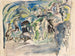 Parc de la Havane - Jules Pascin — näkymä teoksesta