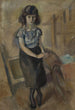 Portrait d'une femme debout - Jules Pascin — näkymä teoksesta