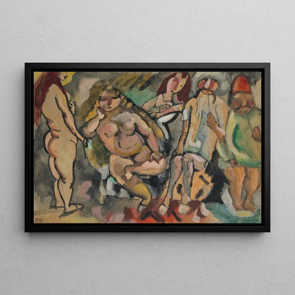 Tunis - Jules Pascin — kehystetty taideteos seinällä