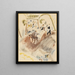 Kaksi miestä illallisella - Jules Pascin — kehystetty taideteos seinällä