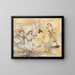 Nainen lastenvaunujen kanssa - Jules Pascin — kehystetty taideteos seinällä