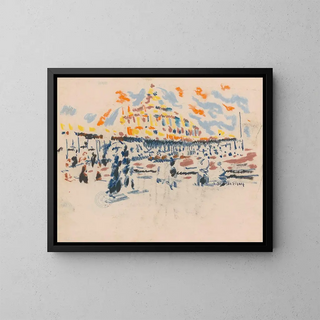 Scheveningen - Jules Schmalzigaug — kehystetty taideteos seinällä