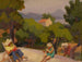 Perhekohtaus Saint-Tropezissä - Jules Émile Zingg — näkymä teoksesta