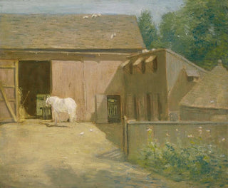 Grange de Nouvelle-Angleterre - Julian Alden Weir — näkymä teoksesta