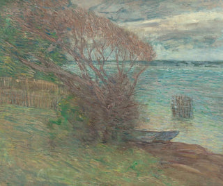 La Plage de Nassau - Julian Alden Weir — näkymä teoksesta