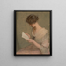 La lettre - Julian Alden Weir — kehystetty taideteos seinällä