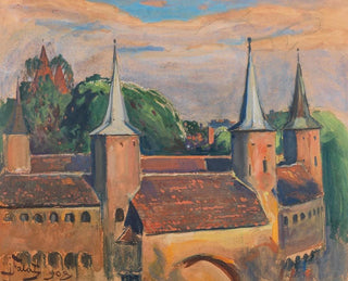 Le Barbican de Cracovie - Julian Fałat — näkymä teoksesta