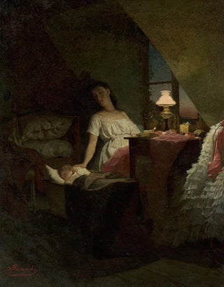 Julian Maszyski - Genre scene Premonition of the night.webp