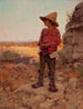 Éleveur de chèvres à la carrière de San Antonio - Julian Onderdonk — näkymä teoksesta