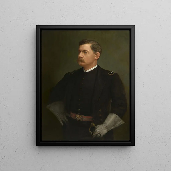 George Brinton McClellan - Julian Scott — kehystetty taideteos seinällä