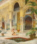 La cour de l'Alhambra - Julio Montenegro — näkymä teoksesta