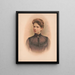 Frances Folsom, Mme Grover Cleveland - Julius Bien Company — kehystetty taideteos seinällä