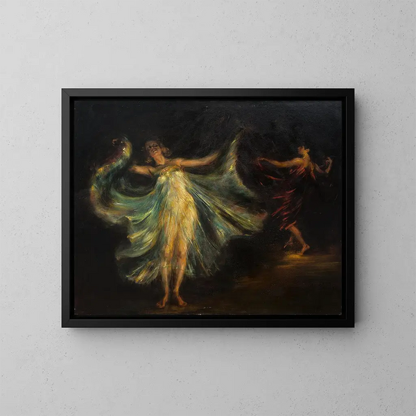 Danse du serpent - Julius Exter — kehystetty taideteos seinällä
