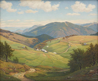 Hofsgrund sur la montagne Schauinsland - Julius Hübner — näkymä teoksesta