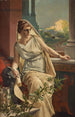 Hypatia - Julius Kronberg — näkymä teoksesta